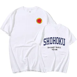 Sakuragi Hanamichi Print T Shirt Japanese Anime Slam Dunk Shohoku Basket Ball Team T Shirt Cosplay Unisex Clothes Top streetwear