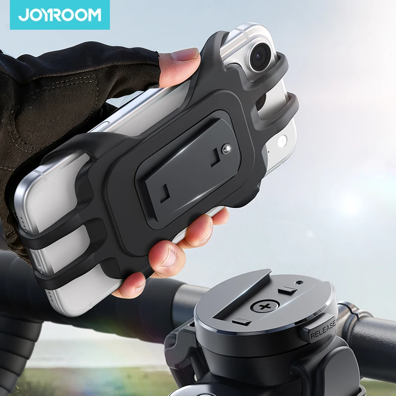 

Joyroom For 4-7" Phone Bicycle Mobile Holder Bike Phone Holder Mount Bicycle Phone Mobile Silicone Holder Motorcycle Shockproof