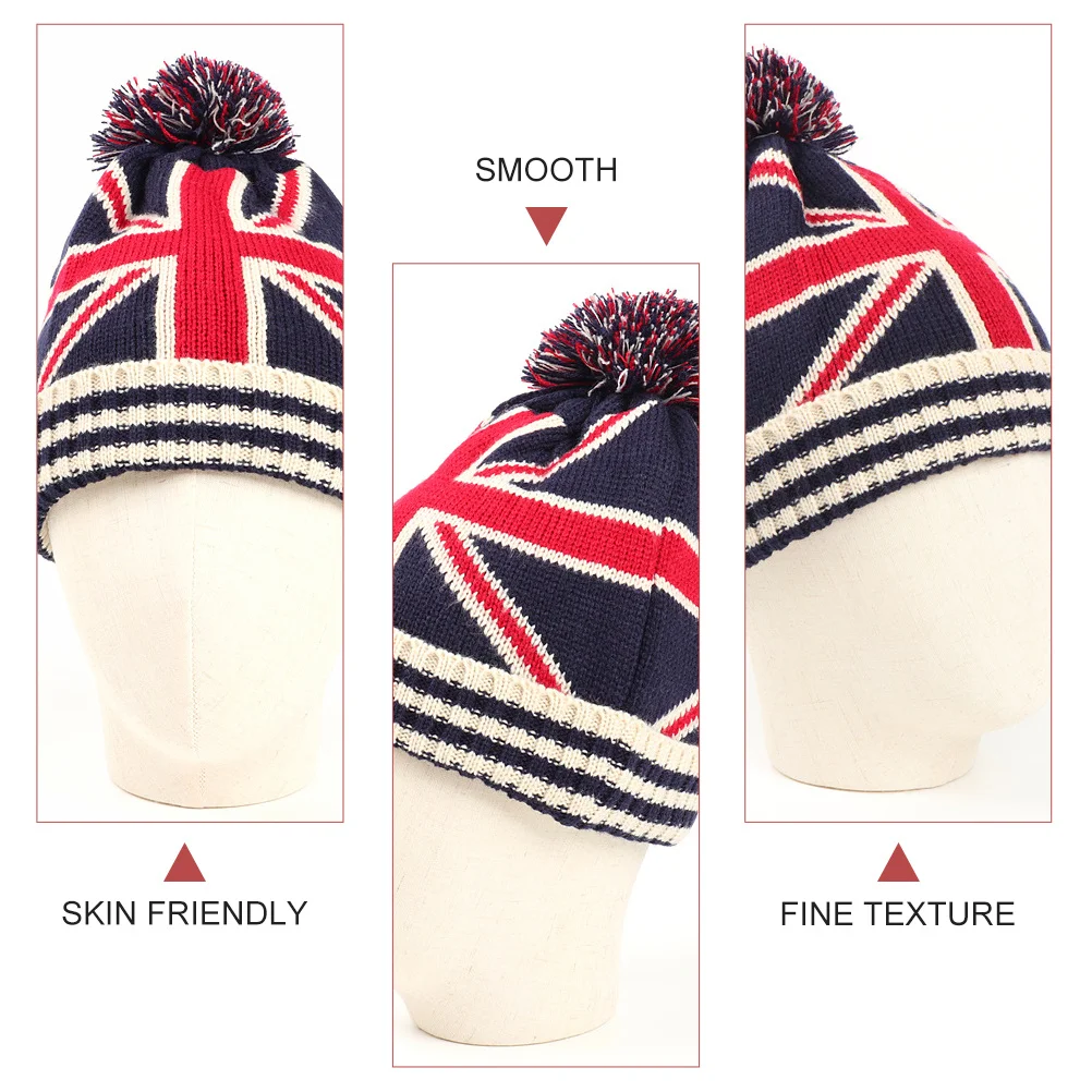 

1Pcs Woolen Knitting Hat Winter Fall Warm Wool Beanie Soft Casual Outdoor Cap Winter Woolen Cap Knitting Hat Wool Beanie