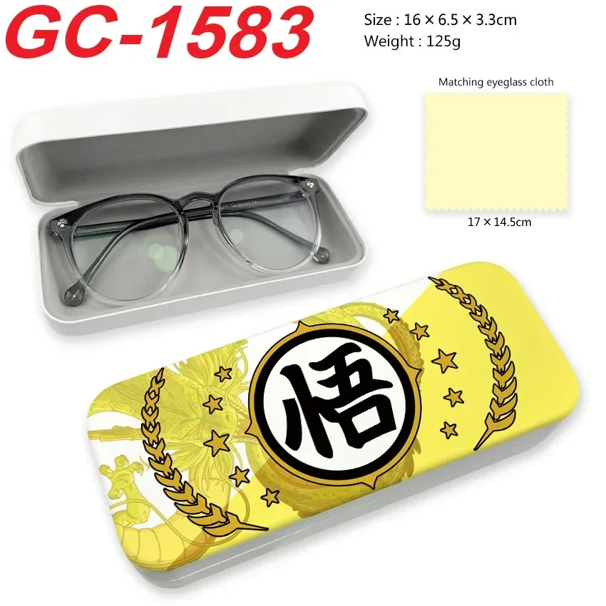 Dragon Ball Son Goku Glasses Storage Box Cartoon Anime Men\'s Women\'s Sunglasses Box Travel Portable Glasses Box Birthday Gift