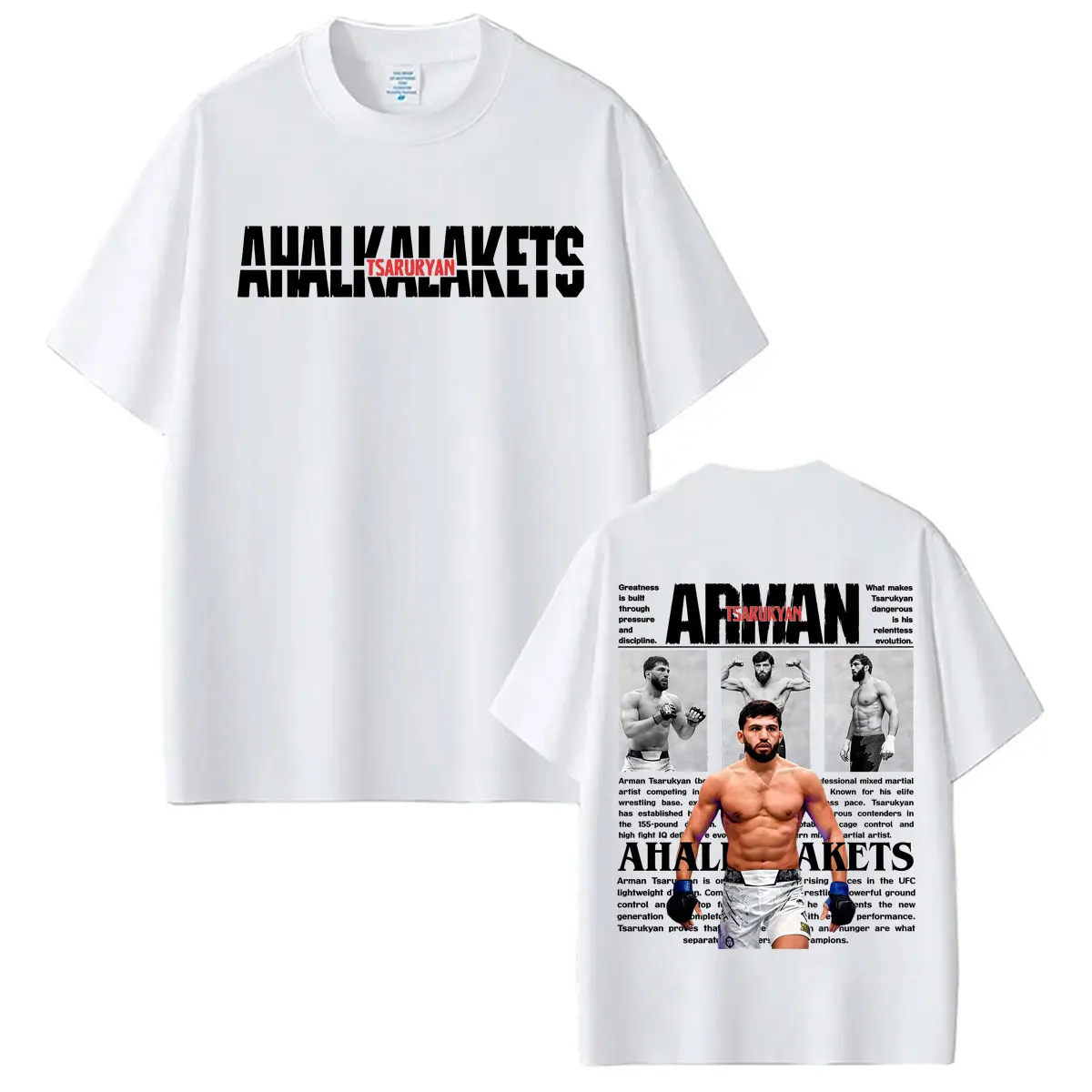 Limitiertes Arman Tsarukyan Violence Aesthetic Grafik-T-Shirt für Männer und Frauen, modisches klassisches Gothic-T-Shirt, lässiges, lockeres Baumwoll-T-Shirt – Detail 5