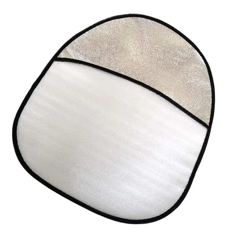 Aluminum Foil Car Steering Wheel Cover Sunscreen Sunshade Visor Insulation Foldable Car Steering Wheel Sun Shade  Interior