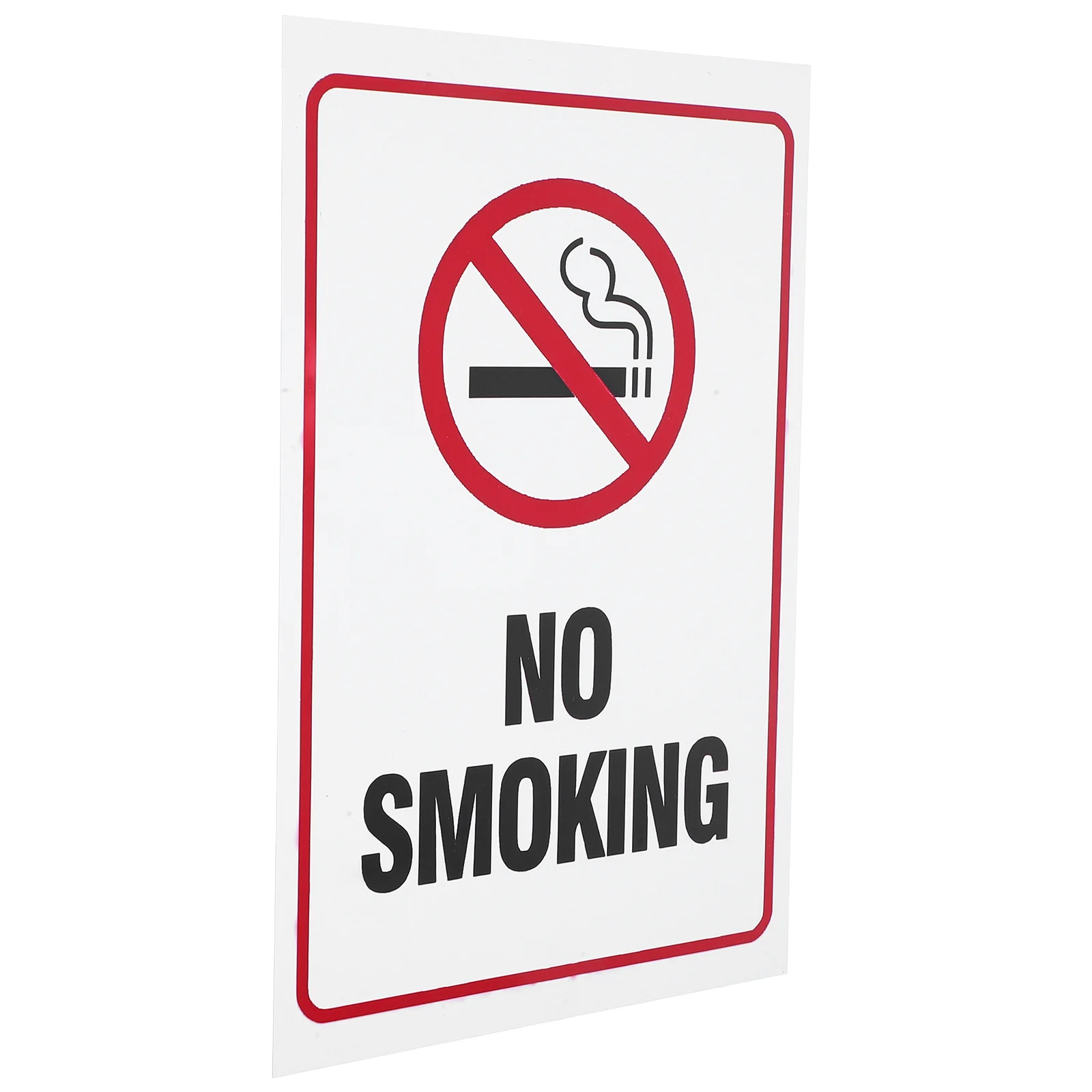 

Weather Resistant No Smoking Sign in Aluminum for Indoor Outdoor Use on Walls Floors Doors No Smoking Caution Sign for Business