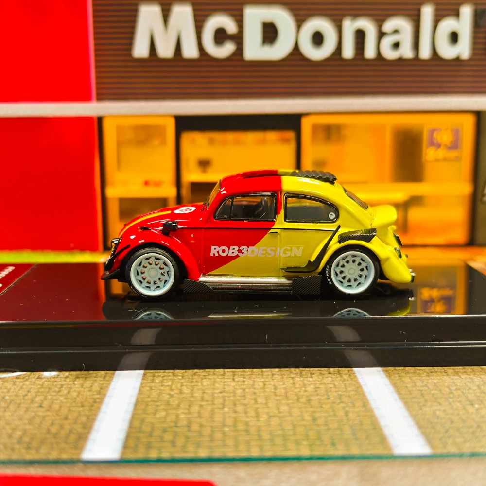 Inspire le modèle 1/64 Beetle RWB Robert Design ROB3DESIGN # 49 Moulé sous pression