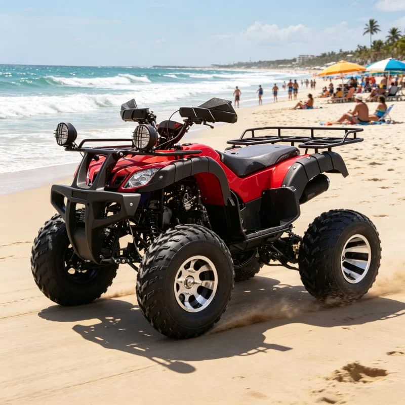 Independent Suspension Beach Buggy 380cc 4x4 ATV Quad for Smooth Sand Trail Riding Customized High Quality Hot Sale