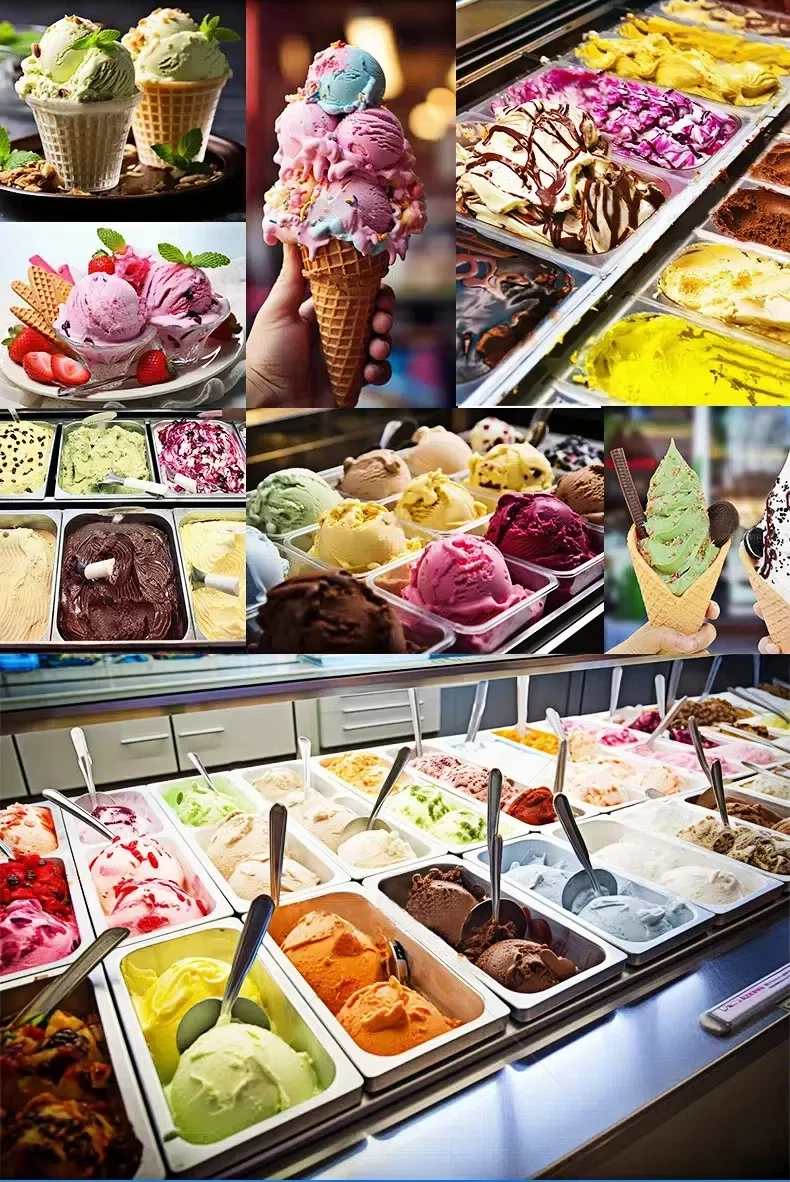Astar High Quality Best Price Commercial Hard Ice Cream Machine with Milk Fruit Water Raw Materials 220V 1 Year Warranty 6