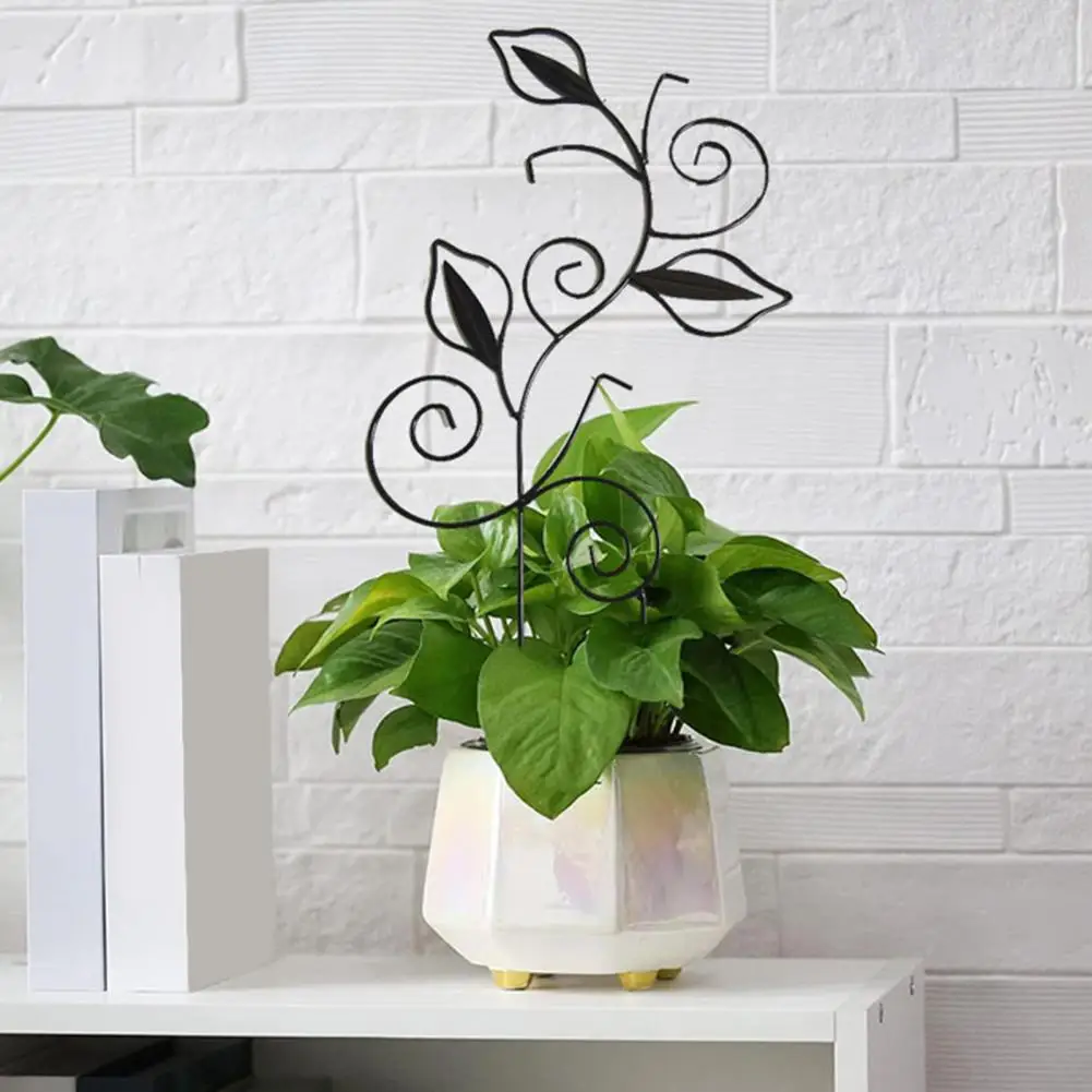 

Plant Climbing Frame Metal Leaf Shape Plant Climbing Stand Effective Support Protection for Gardening Enthusiasts Easy Install