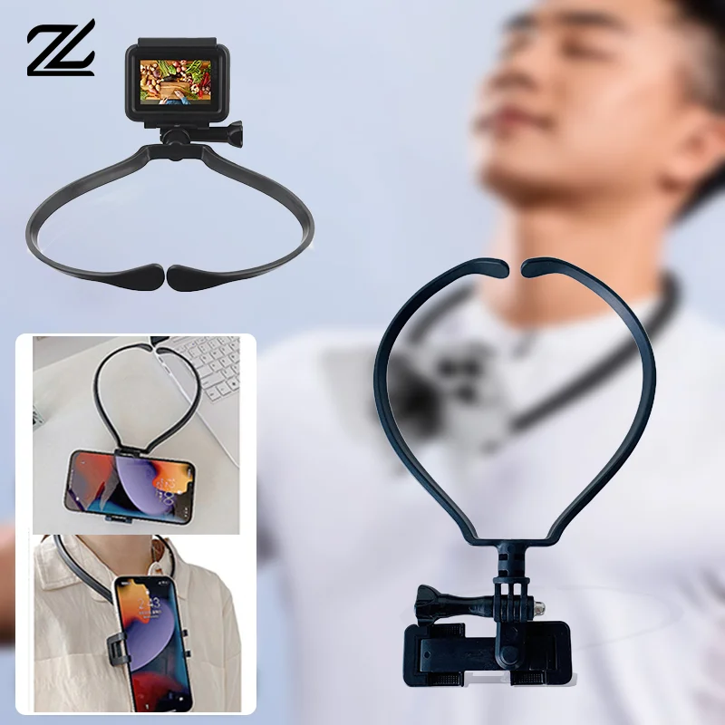 Flexible Mobile Phone Holder Hanging Neck Lazy Necklace Bracket Bed 360 Degree Phones Holder Stand For Phone Xiaomi Samsung