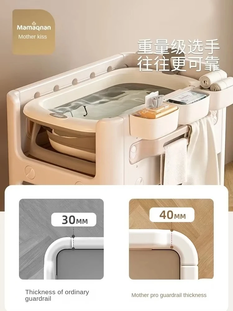 Removable Baby Caring Table Baby Crib 2-in-1 Maternal And Child Baby Care Table