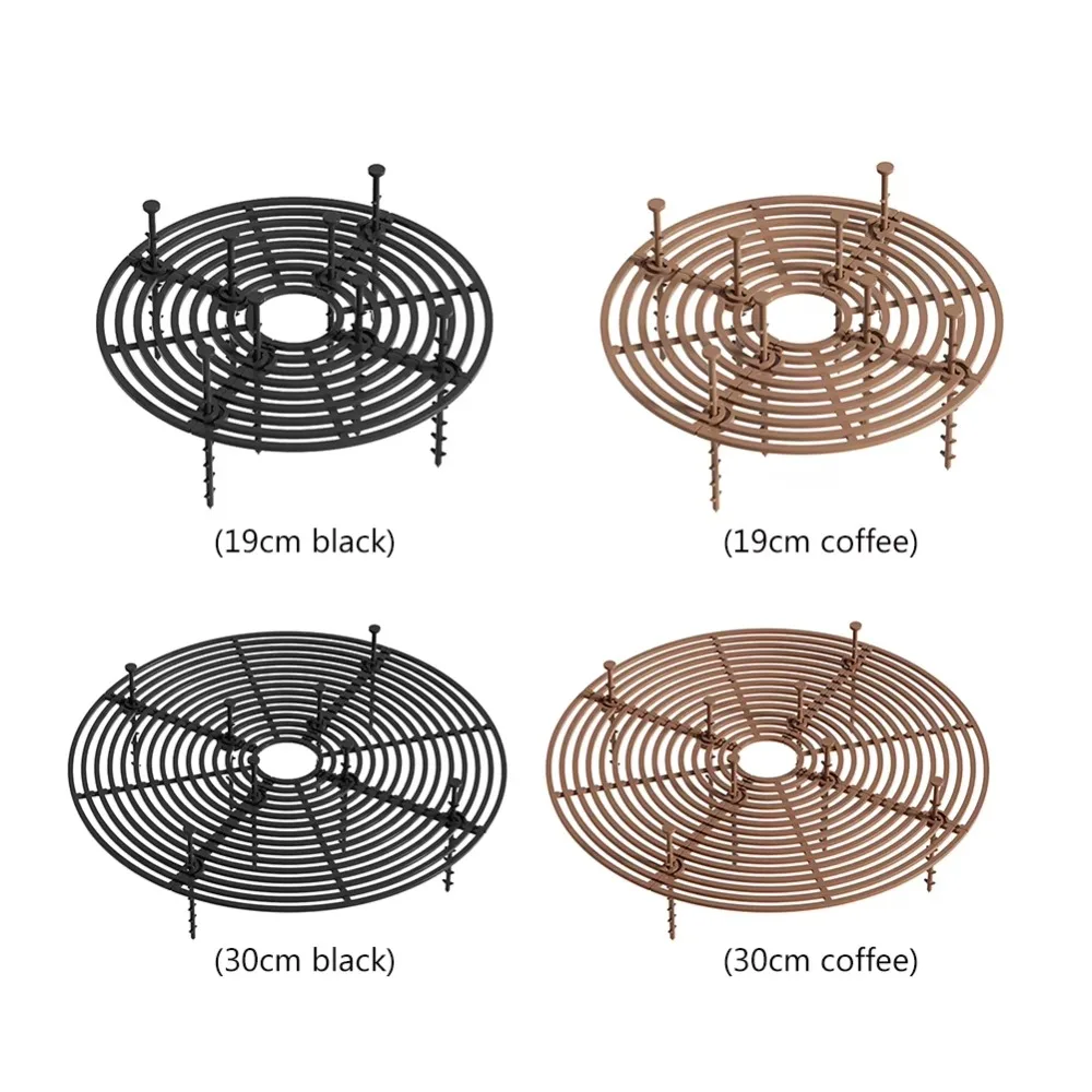 1PCS Diameter 30cm Flower pot protection grille, plant protection cover, potted flower pot mesh cover, anti cat, dog excavation