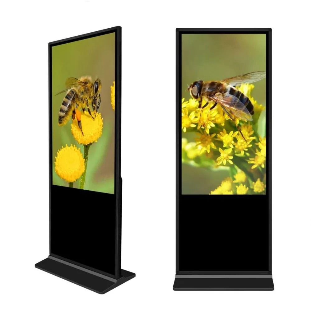 

EKAA 43 inch indoor floor standing infrared smart lcd touch screen android kiosk stand pc display