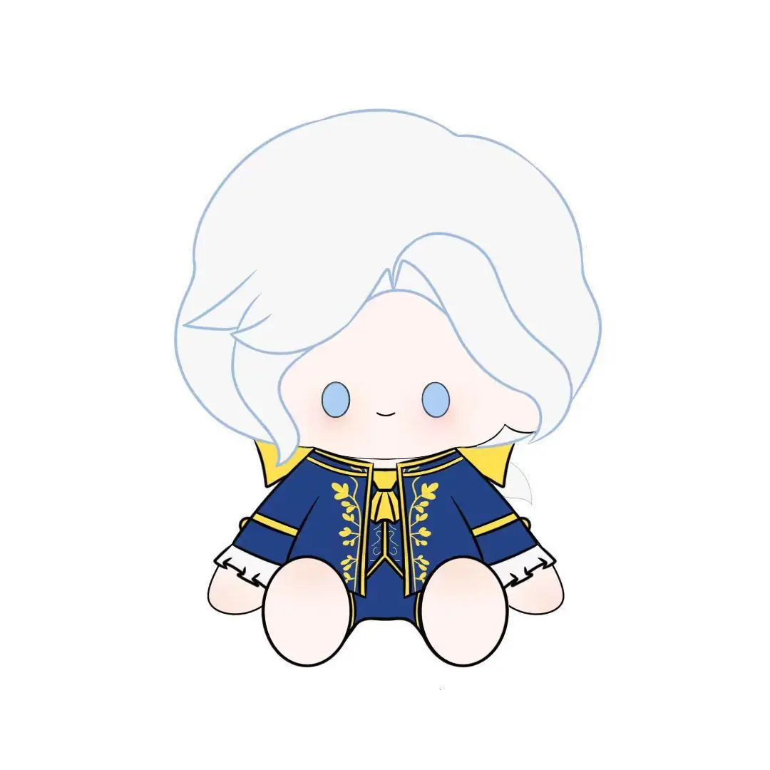 Identität v Freder ick Kreiburg Anime sitzen Haltung Plüsch niedlich ausgestopft Kissen 40cm Plüschtiere Kostüm Anzug Geburtstags geschenke Jungen