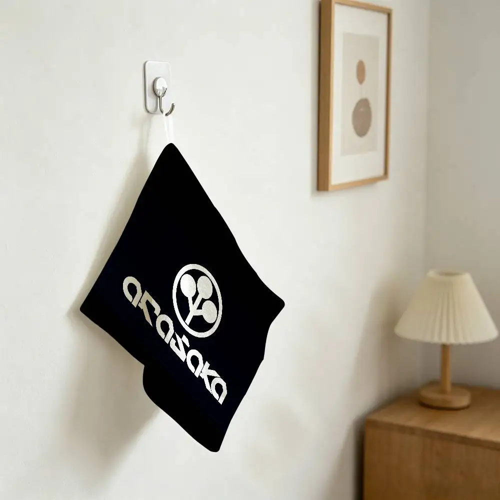 Fashion A-Arasaka Polyester Cotton Hand Wiping Towel, Anti-shrink Hanging Kitchen Cloth For Household Cleaning