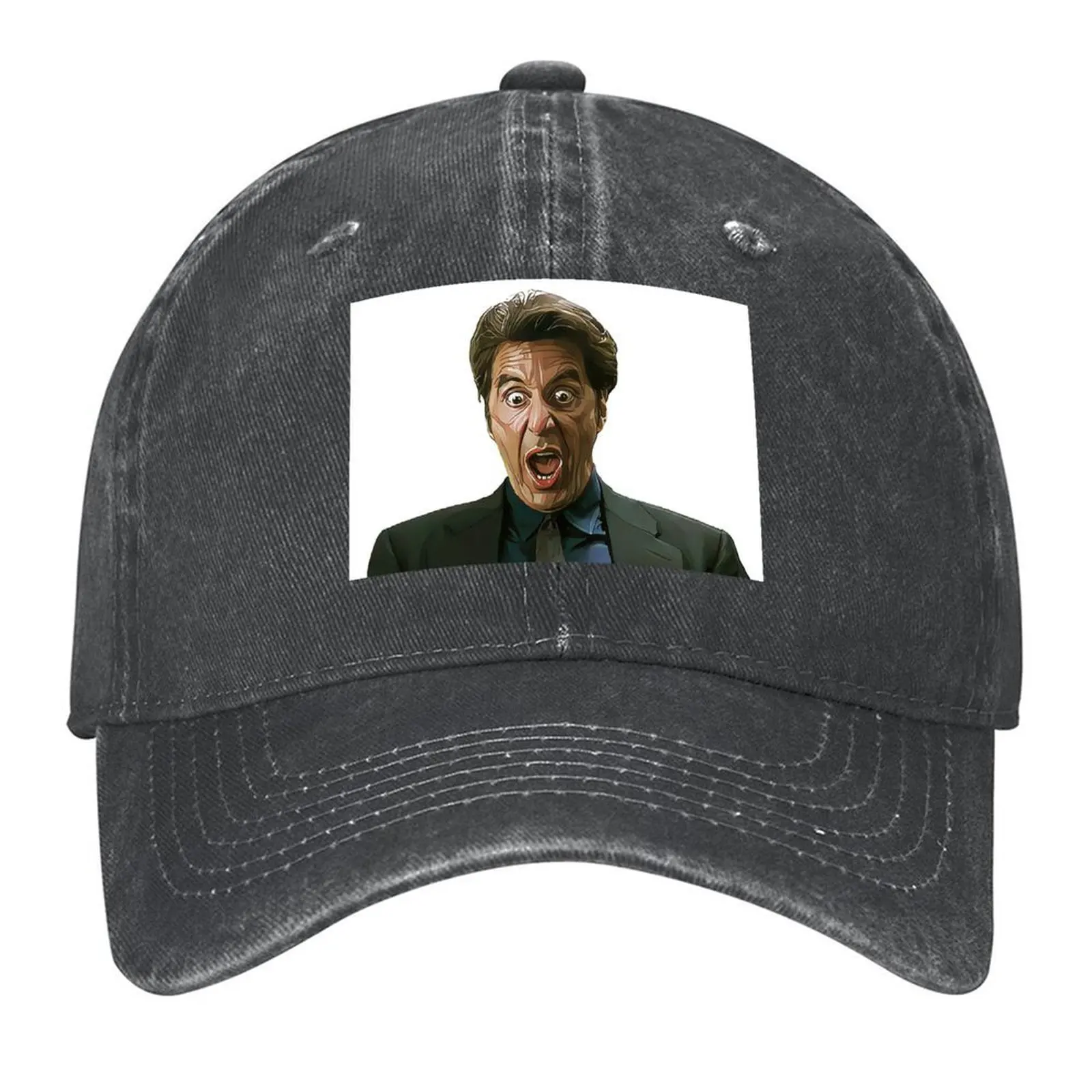 

Al Pacino illustration HEAT Baseball Cap hard hat Hat Baseball Cap black Uv Protection Solar Hat Designer Man Women's