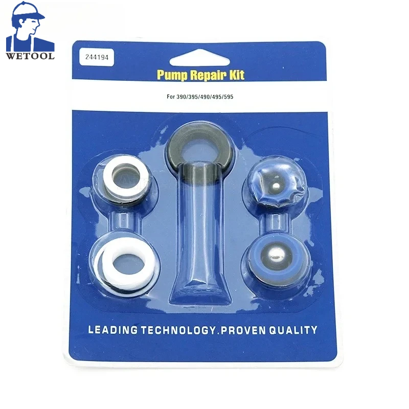 244194 248213 249123 248212  Repair Kit Sprayer Packing Kit 395 695 1095 7900 Piston Pack Kit Maintance Pump Part