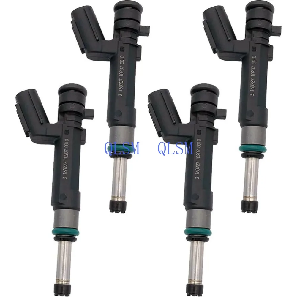 

4Pcs 16600-1KT0A Fuel Injector For Nissan Versa Note 1.6L 2012-2019 16600-9MB0A FJ1192 Auto Engine Nozzle Valve System Set