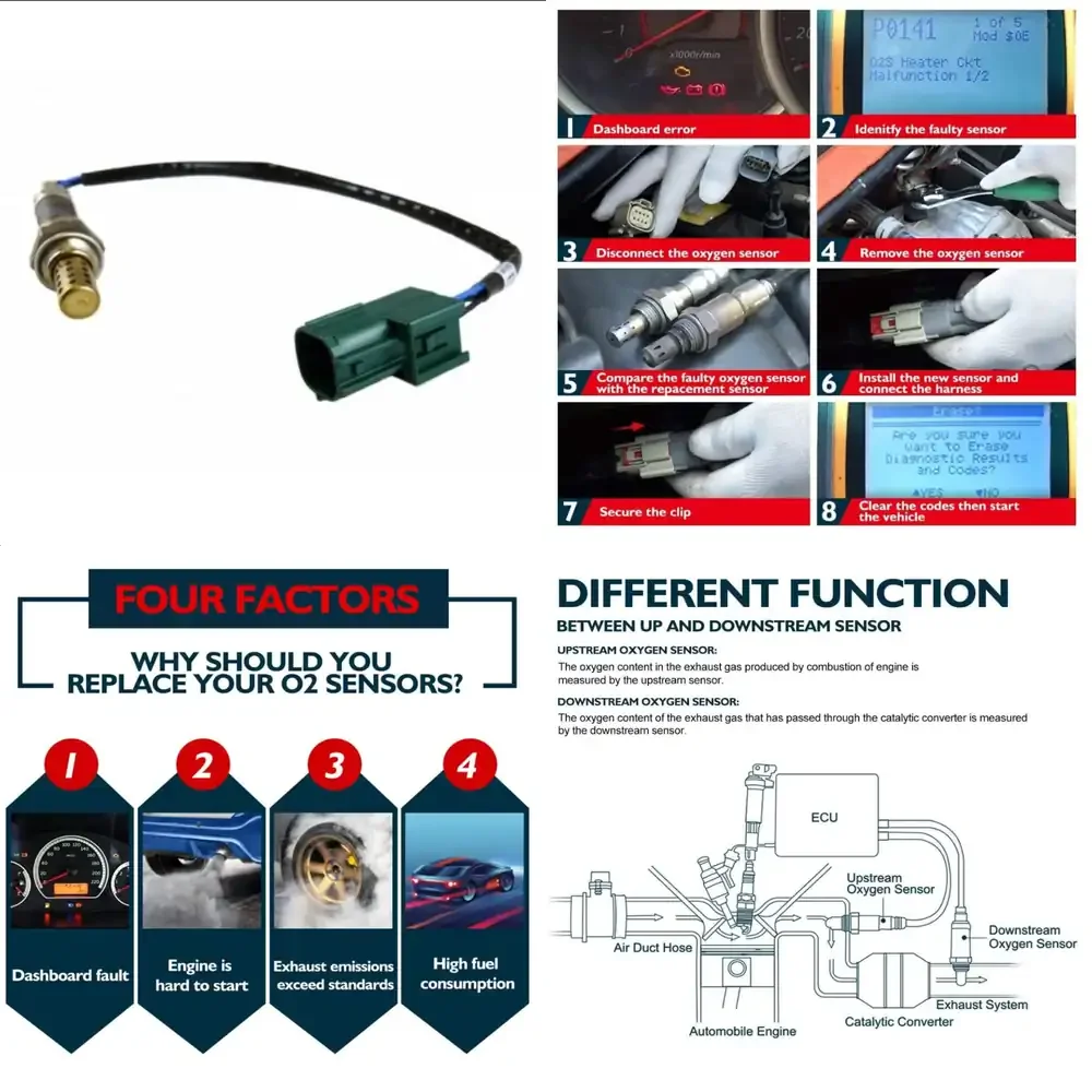 

for Nissan 226A0AX000 226A0-AX000 Car Oxygen Sensor O2 Sensor Automotive Replacement Part Engine Sensor for