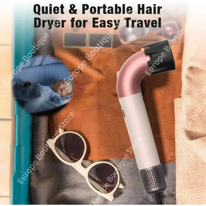 

Premium Leafless Hair Dryer - Negative Ion Hair Styling Tool, Constant Anion Electric Dryer for Gentle Hair Care