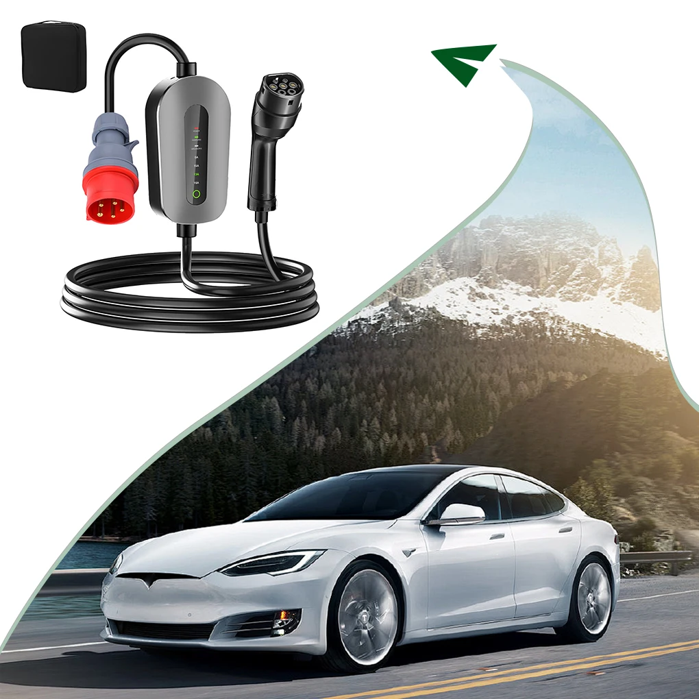 Electric Car Charger Type 2 3-Phase Charging Cable EV Charging Station Wallbox EVSE Electric Charger IEC 62196-2 16A