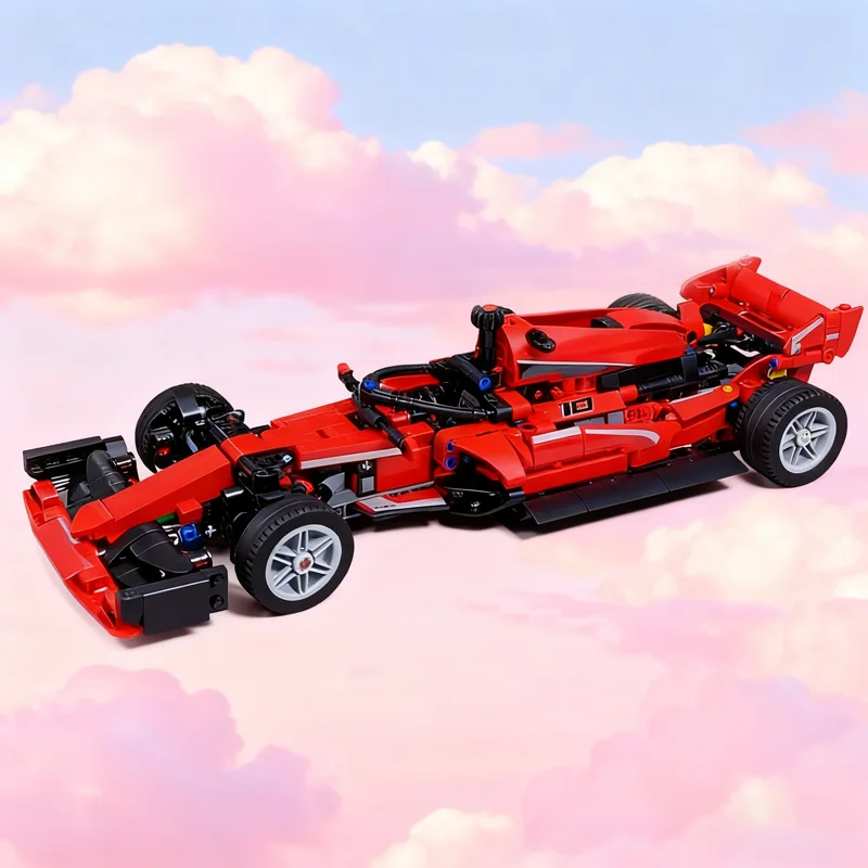 681 stücke MOC F S Konzept Technische Modell Bausteine Architektur Spielzeug Weihnachten Geschenke Montieren DIY Bildung Kreative Idee