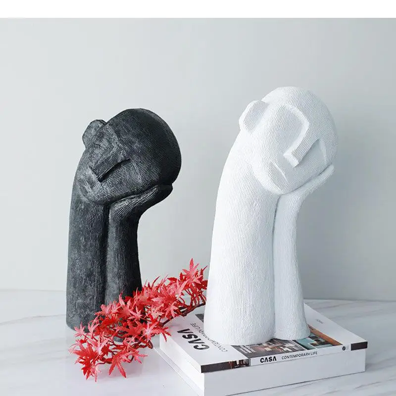 Crooked Sleeping Figures Statue Desk Decoration Ornaments Funny Character Sculpture Modern Home Decor Crafts Furnishings