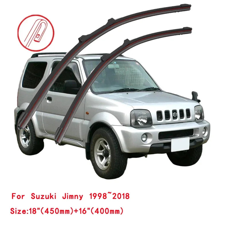 

For Suzuki Jimny JB 1998~2024 Car Windshield Wiper Blade Front Windscreen Windshield Brushes Washer Accessories Window Cleaning