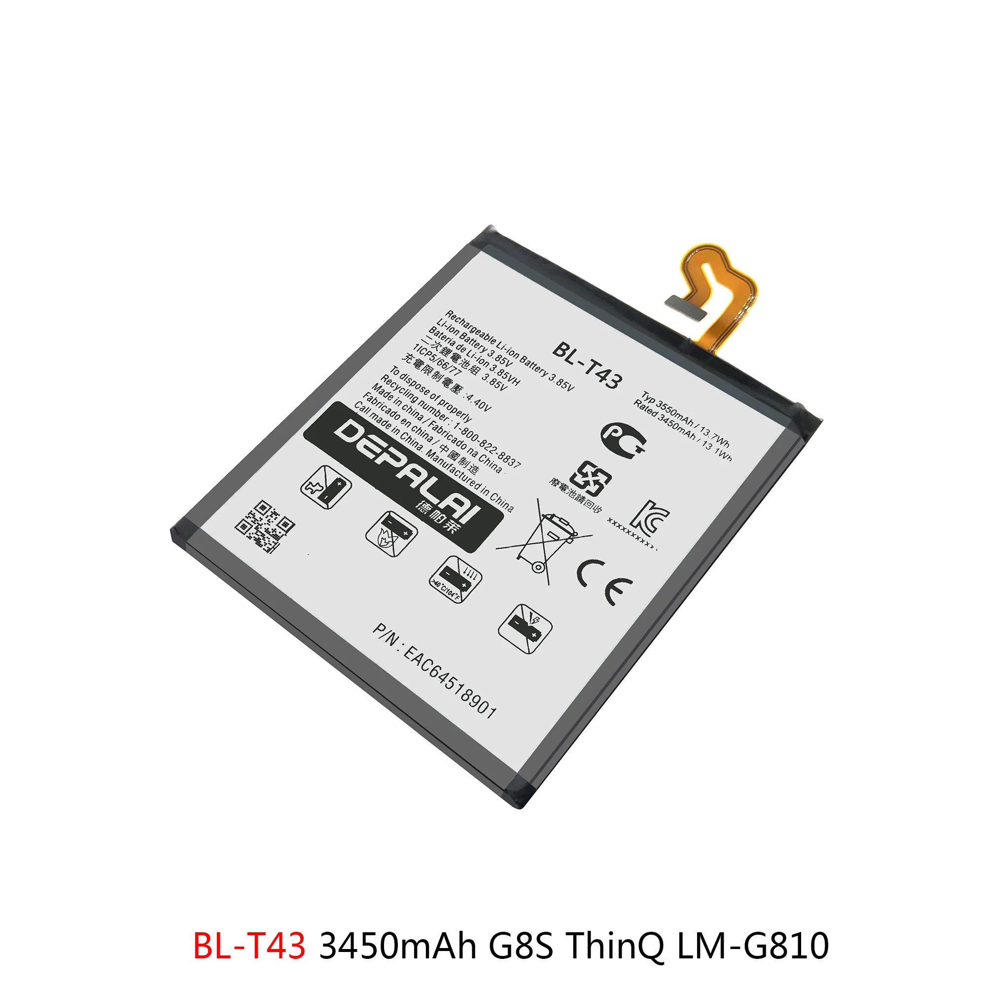 2430 mAh/9.4Wh BL-T23/BLT23/BL T23 telefon wymienna bateria do LG X Cam x-cam X Cam K580 K580Y F690 K580DS