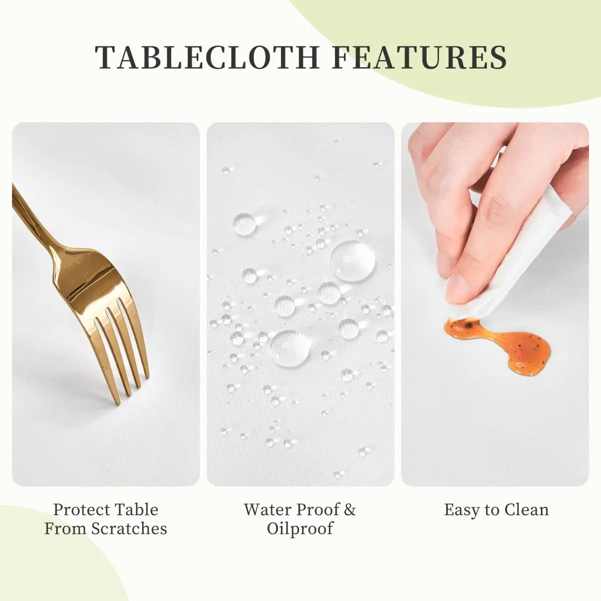 Dunkin Donuts Custom Rectangular Tablecloth Waterproof Table Cover for Festival Party Decorations Table Cloth view 5