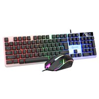 GTX350 Keyboard And Mouse For Computer PC RGB Gaming Keyboard Laptop Backlight Gamer Kit LED Wired USB Keyboard Dropshipping