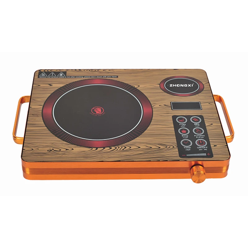 

Stainless Steel Metal Case Ceramic Cooker Induction Cooker Hot Plate 1 Burner Radiant Cooktop