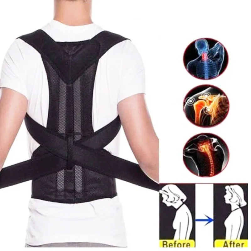 Back Posture Brace Clavicle Support Stop Slouching and Hunching Adjustable Back Trainer Unisex