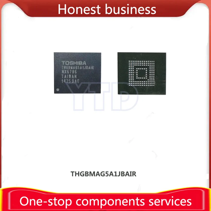 THGBMAG5A1JBAIR 100% Working 100% Quality EMMC 4GB BGA153 4G Chip Mobile Phone Hard Disk Memory Computer Storage THGBMAG5A1