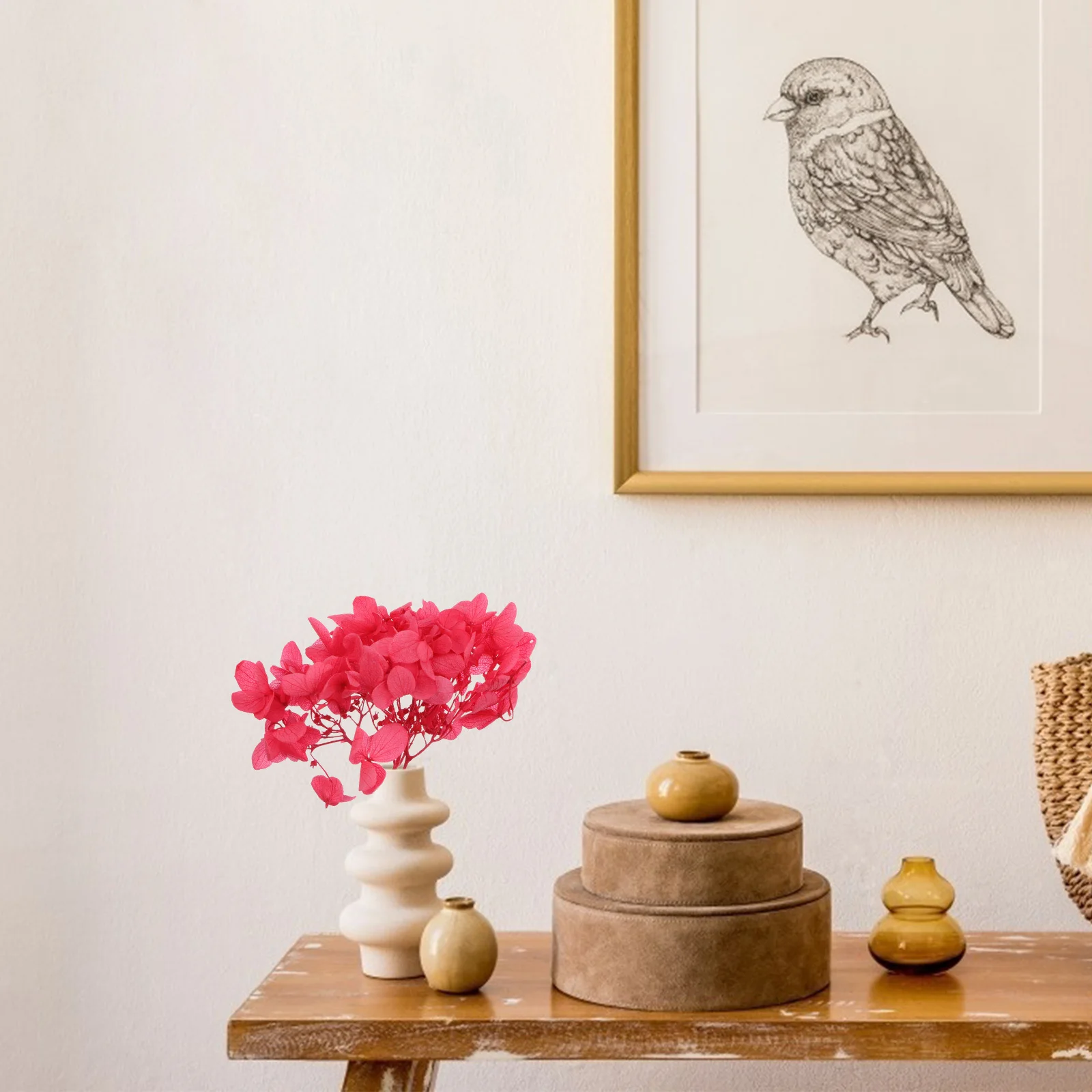 

1 Box Real Dried Hydrangea Flowers Natural Immortal Flower Material For Diy Craft Decor Home Party Handmade Accessories