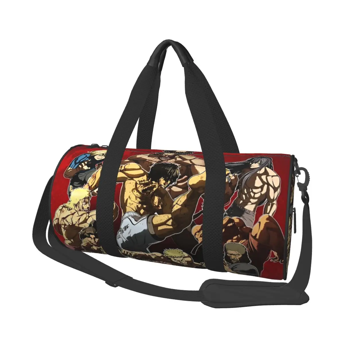 

Kengan Ashura Anime Japan Cool Sport Bags с обувью Gym Bag Oxford Couple Design Handbag Training Colorful Fitness Bag