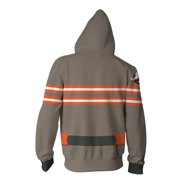Lyou 2025 Fashion Ghost busters Zip up Hoodies Sweatshirt Long Sleeve Cosplay Costumes 3D printed men women hooded Sweatshi ★ ★