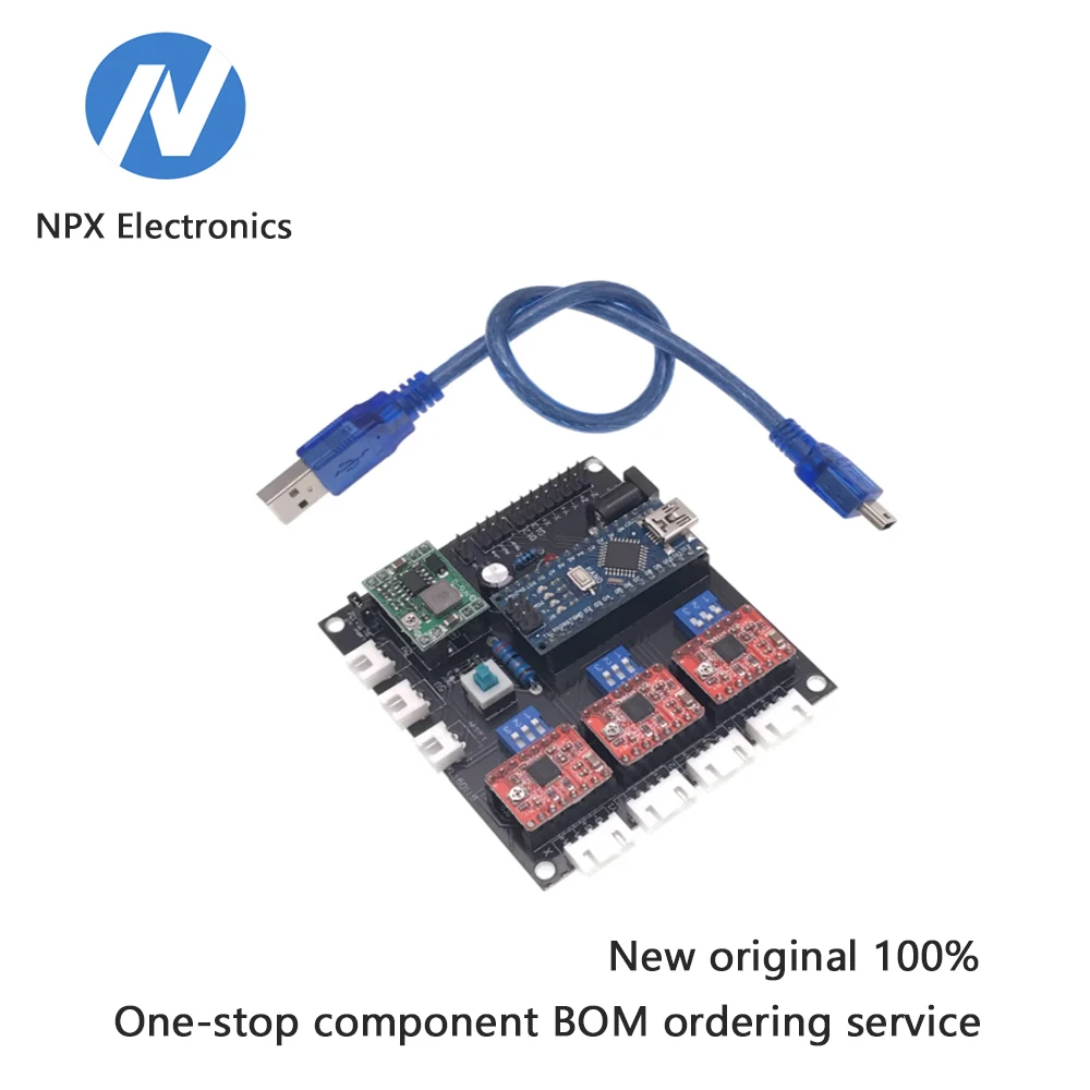 

3-axis stepper motor drive controller, laser engraving machine mainboard, DIY laser engraving machine control board