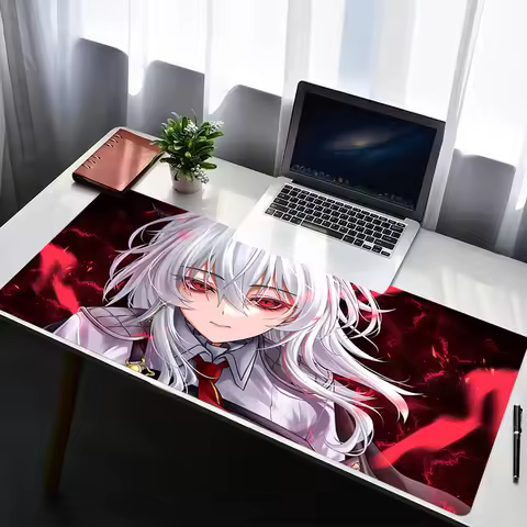 Mouse Pad Laptop Rubber Extended Desktop Mat Computer Gamer Mousepad PC W-wuthering W-waves Zani Gaming Accessories Keyboard Pad