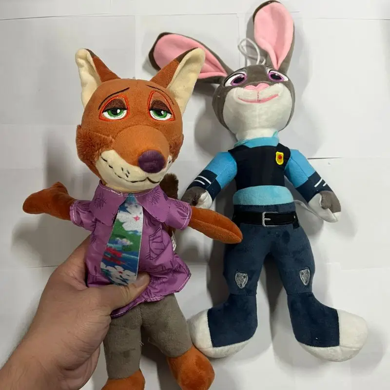 

38cm Disney Zootopia 2 Character Rabbit Judy Hopps Fox Nick Wilde Cartoon Soft Cute Plush Toy Doll Birthday Gift Christmas Gift
