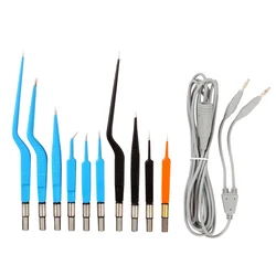 Bipolar coagulation tweezers tweezers connection cable to match all kinds of high-frequency electric knife bipolar electrocoagul