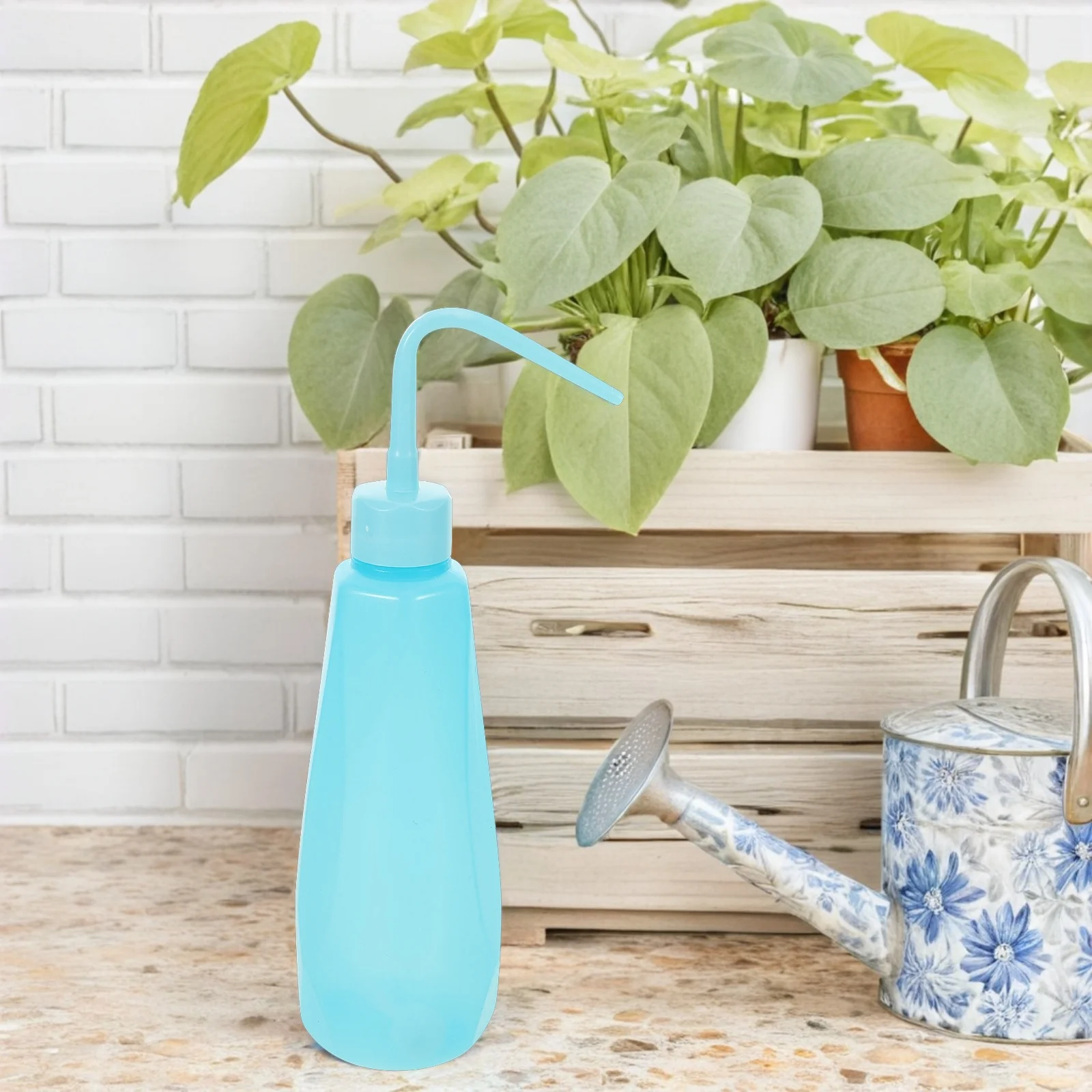 

2pcs Succulents Watering Pot Indoor Plants Compact Squeeze Bottle Mode Versatile Nozzle Plastic Flower Sprayer