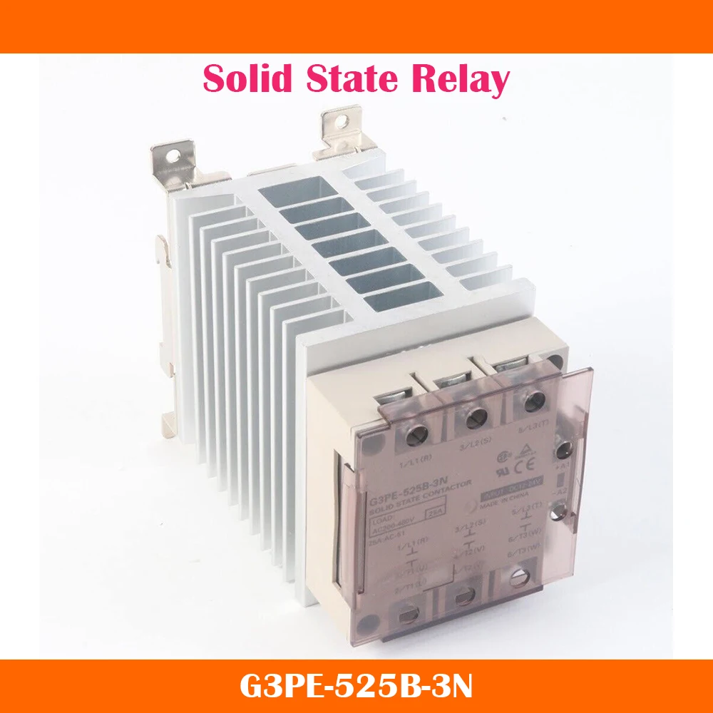 

New Solid State Relay G3PE-525B-3N DC12-24V AC200-480V Fast Ship High Quality Work Fine