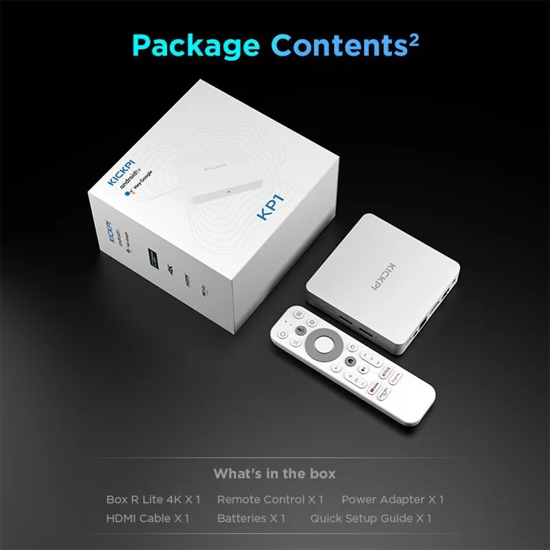 Kickpi Set-Top Box S905y4 2G/32gb Android 11 5gwifi Intelligent Voice KPI