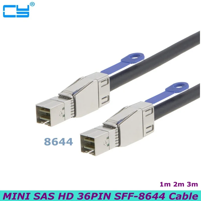 

1pcs/ 1m 2m 3m External HD Mini SAS 3.0 SFF 8644 to Mini SAS SFF 8644 HD 36PIN Cable 12Gbps Server External Hard Drive Cable
