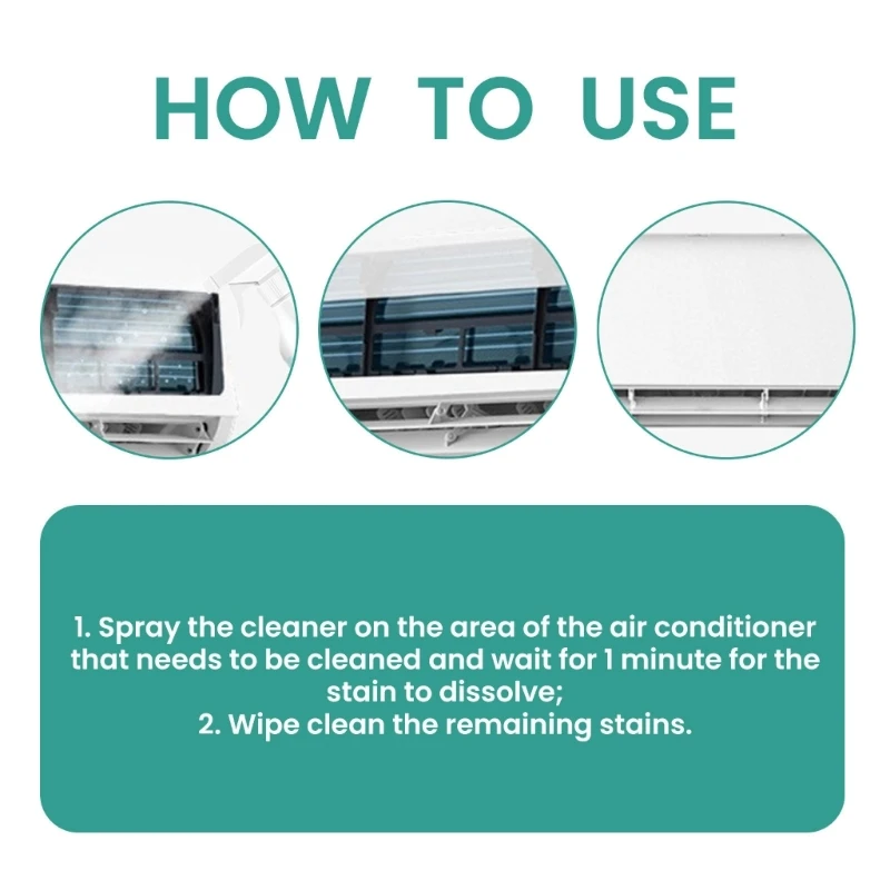 120ml Air Conditioner Cleaning Solution Eliminate Dirt and Unpleasant Odors 203C