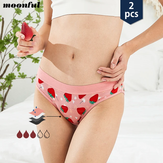 Bragas menstruales absorbentes para adolescentes ropa interior de bambu a prueba de fugas Bikinis menstruales para adolescentes 2 piezas AliExpress
