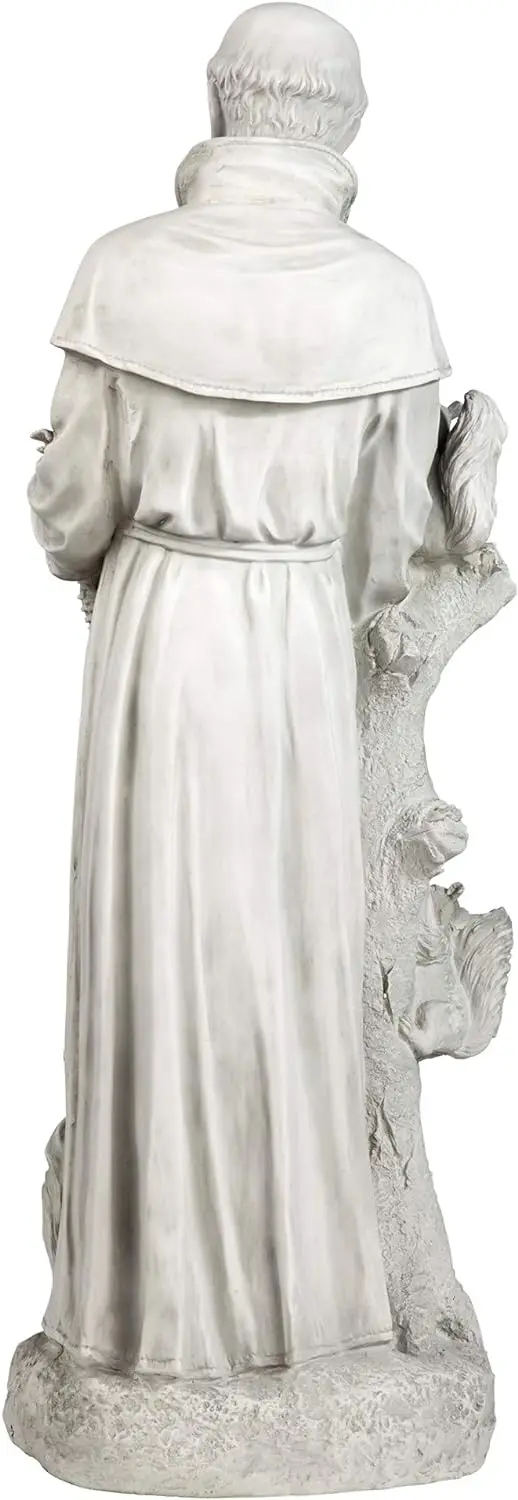 KY1299 Nature's Nurturer Francis of Assisi Religious Garden Decor Statue,