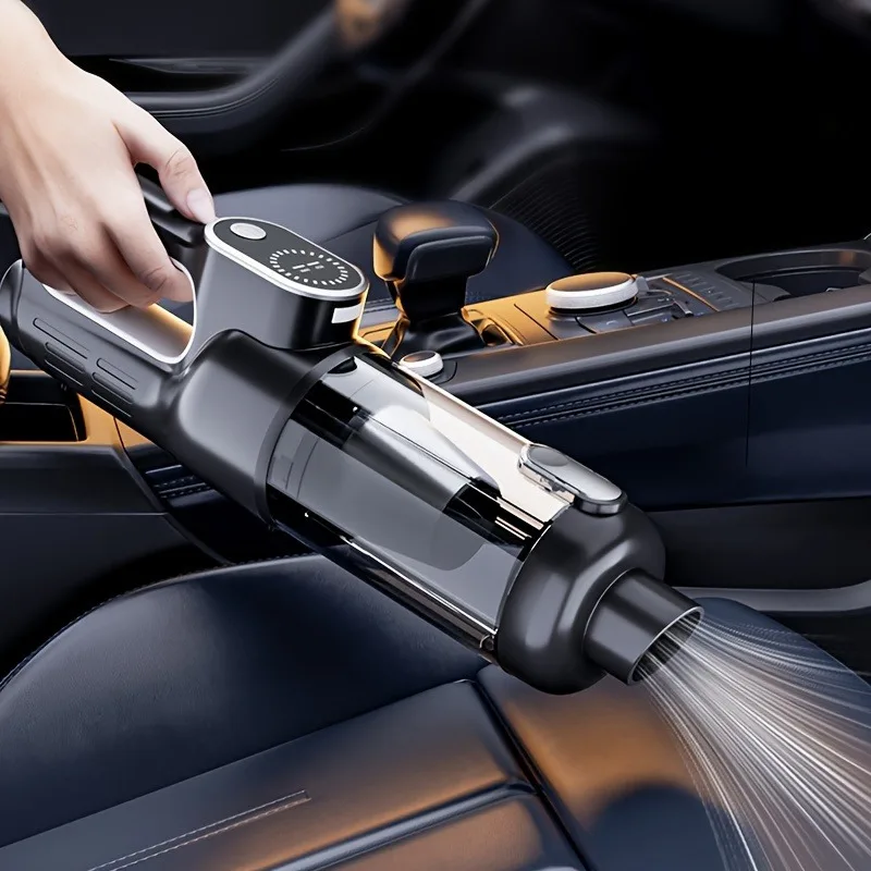 

High Suction Handheld Cordless Vacuum, Rechargeable High Power, for Home & Car Use