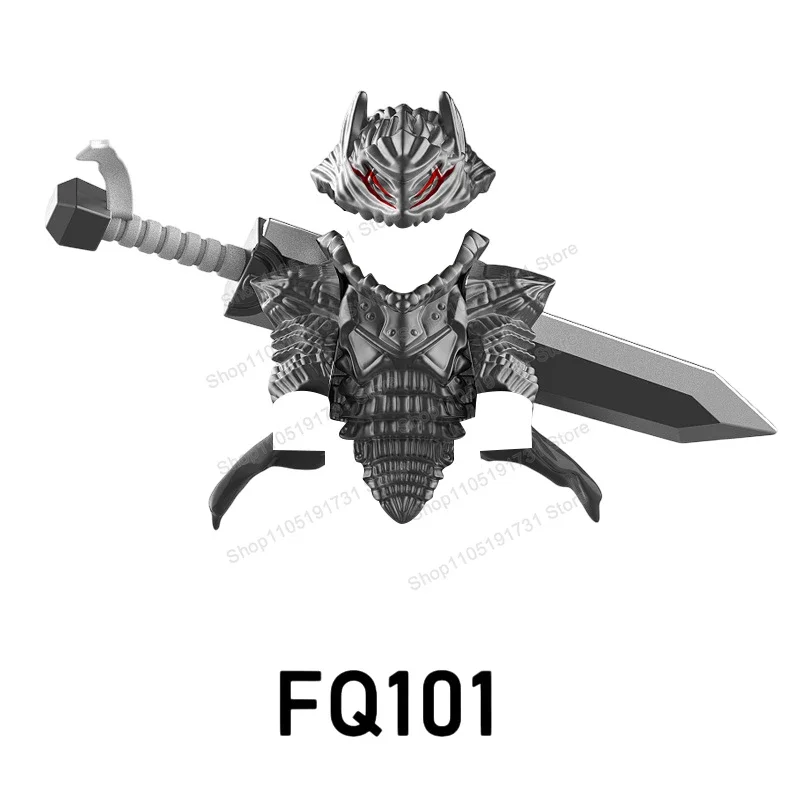 Blocs de construction de la série de jeu Black Lich King, armure chevaliers, briques, Collection de figurines d'action, cadeau de Festival pour jouets de noël