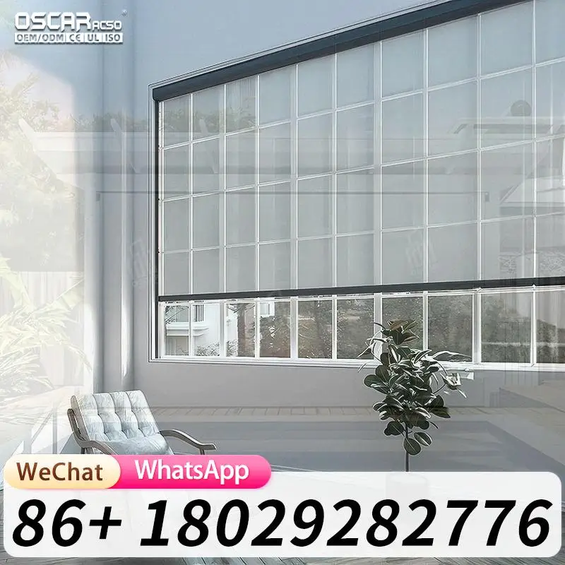 Adjustable Louvered Roof Patio Set for Garden Patio Outdoor Areas Rolling Blind