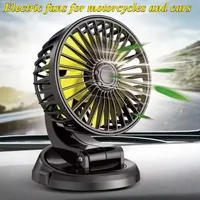Car Folding Fan Single Head Cooling Fan For Car Vehicle Summer Cooling Fan 5V/12V/24V USB/Cigarette Lighter Plug Car Fans